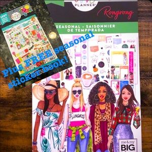 Happy Planner Seasonal Sticker Book w/ free book